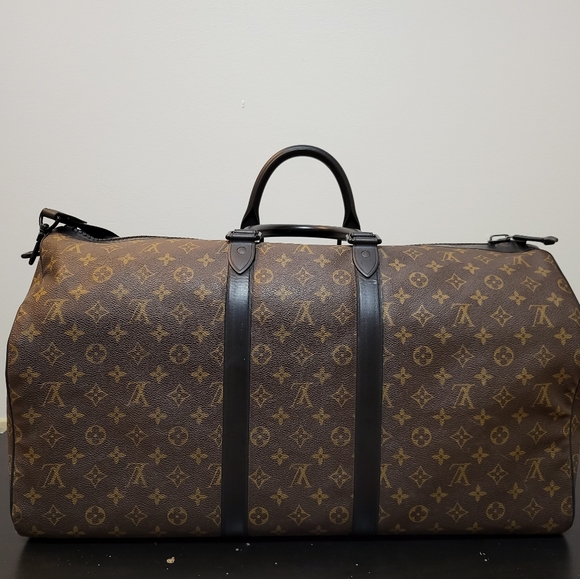 *SOLD*Waterproof Keepall 55 Bandouliere Monogram - Picture 3 of 16
